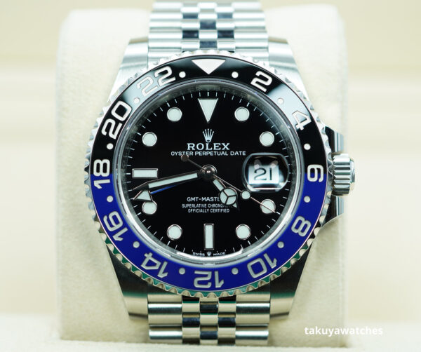 Rolex 126710BLNR GMT MASTER 2 BLACK BLUE BEZEL JUBILEE 2022 WARRANTY FULL SET