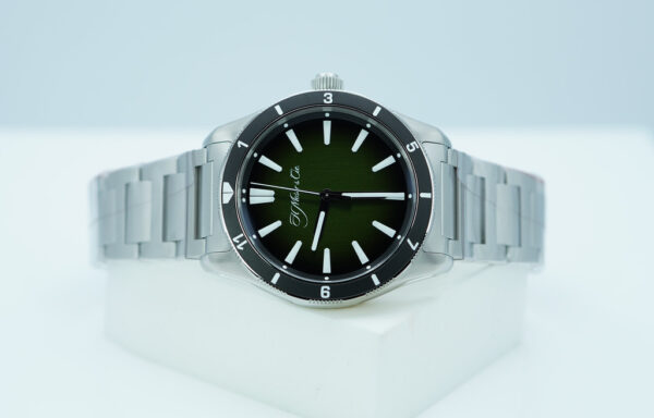 BRAND NEW H. Moser & Cie PIONEER RB CENTRE SECONDS C.02 FOR COLLECTIVE GREEN FUMÉ DIAL LIMITED FULL SET - Image 10