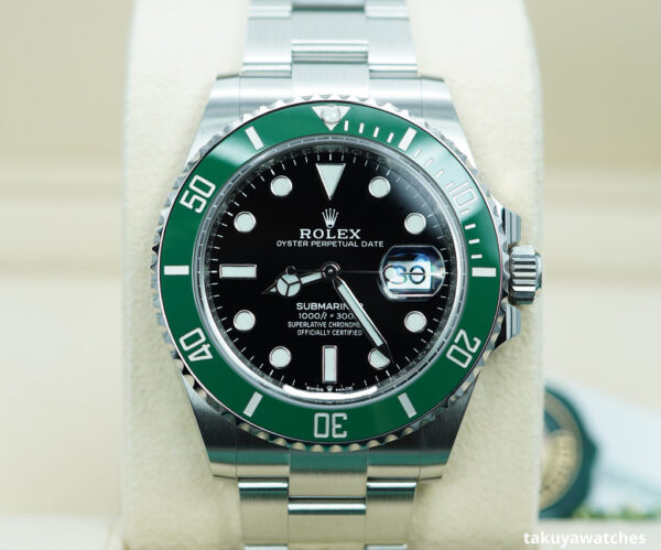 NEW Rolex 126610LV SUBMARINER GREEN MK1 BEZEL BLACK DIAL 2023 41MM FULL SET