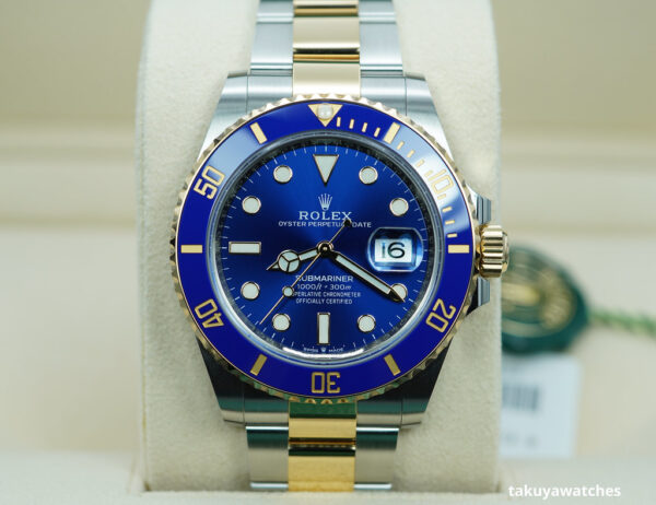 NEW Rolex 126613LB SUBMARINER BLUESY YELLOW GOLD STEEL BLUE DIAL 2023 FULL SET
