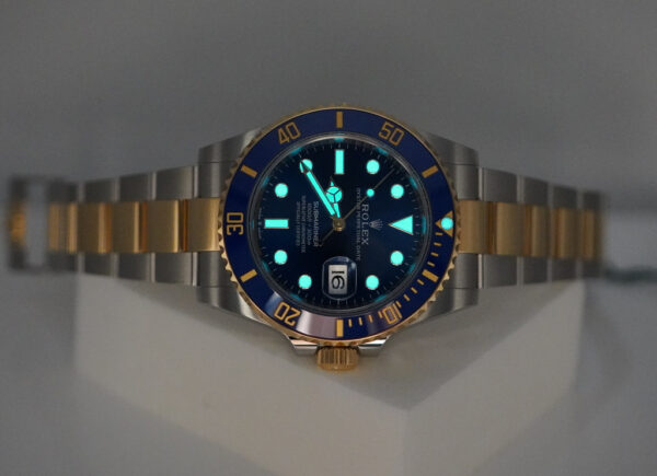 NEW Rolex 126613LB SUBMARINER BLUESY YELLOW GOLD STEEL BLUE DIAL 2023 FULL SET - Image 11