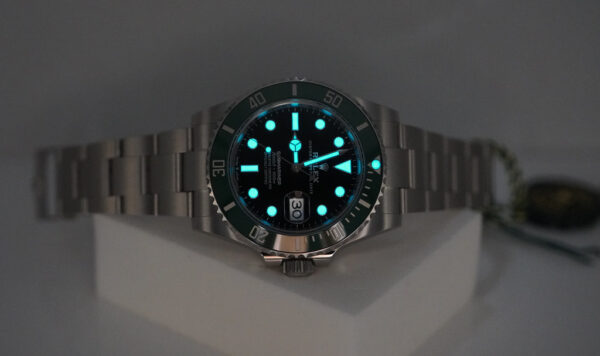 NEW Rolex 126610LV SUBMARINER GREEN MK1 BEZEL BLACK DIAL 2023 41MM FULL SET - Image 11