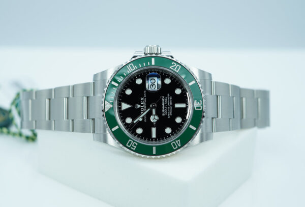 NEW Rolex 126610LV SUBMARINER GREEN MK1 BEZEL BLACK DIAL 2023 41MM FULL SET - Image 10