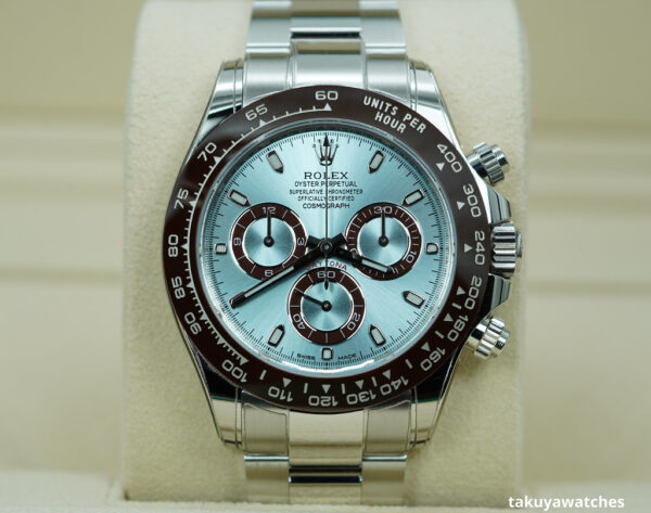 Rolex 116506 PLATINUM COSMOGRAPH DAYTONA ICE BLUE DIAL 2023 COMPLETE SET