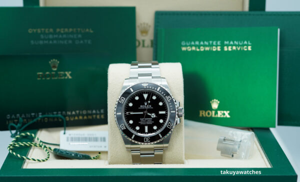 Rolex 124060 SUBMARINER NO DATE 41MM 2023 WARRANTY COMPLETE SET - Image 2