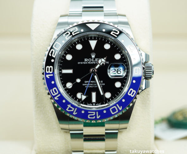 BRAND NEW Rolex 126710BLNR GMT MASTER II BLACK BLUE BEZEL NEW MODEL 2024 FULL SET