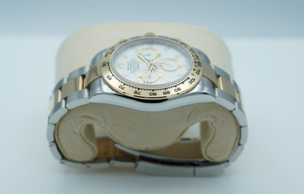 Rolex 116503 DAYTONA TWO TONE 18K YELLOW GOLD SS WHITE DIAL 2022 FULL SET - Image 4