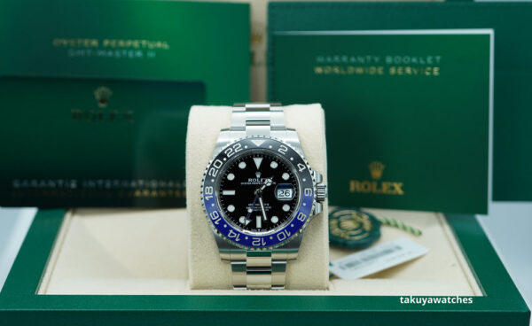 BRAND NEW Rolex 126710BLNR GMT MASTER II BLACK BLUE BEZEL NEW MODEL 2024 FULL SET - Image 2