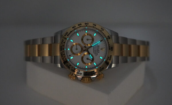 Rolex 116503 DAYTONA TWO TONE 18K YELLOW GOLD SS WHITE DIAL 2022 FULL SET - Image 11