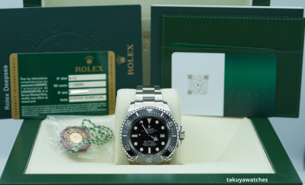 Rolex 116660 DEEPSEA SEADWELLER BLACK DIAL RSC SERVICED WARRANTY FULL SET - Image 2