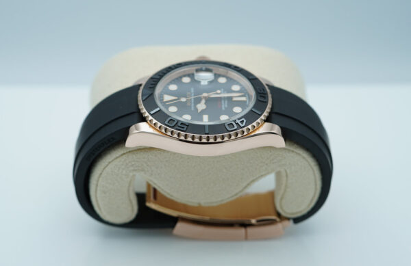 Rolex 116655 YACHTMASTER 18K EVEROSE GOLD OYSTERFLEX 40MM 2018 FULL SET - Image 4