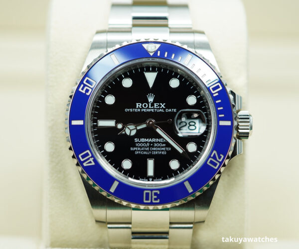 Rolex 126619LB SUBMARINER 41 18K WHITE GOLD BLUE BEZEL 2021 WARRANTY FULL SET
