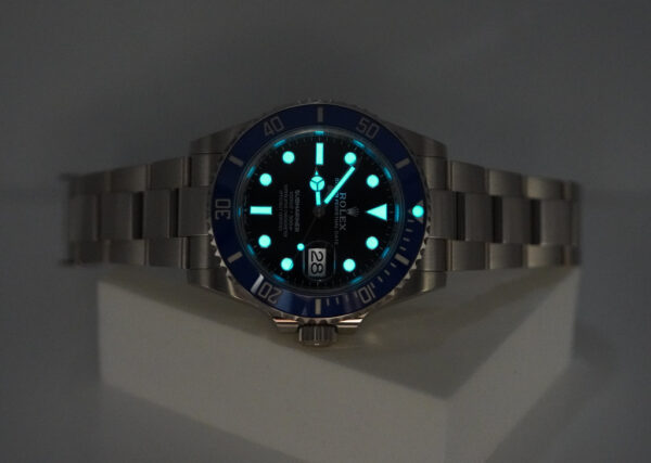 Rolex 126619LB SUBMARINER 41 18K WHITE GOLD BLUE BEZEL 2021 WARRANTY FULL SET - Image 11