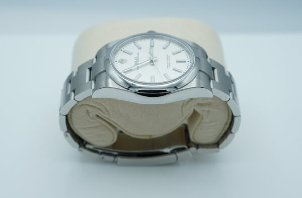Rolex 114300 OYSTER PERPETUAL NO DATE WHITE DIAL 39MM 2019 BOXES PAPERS - Image 4