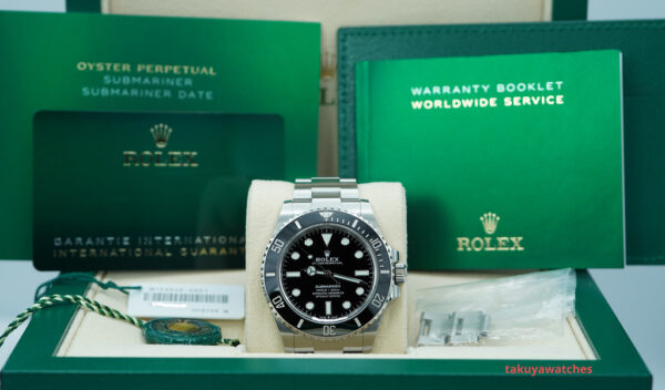 Rolex 124060 SUBMARINER NO DATE 41MM 2023 WARRANTY COMPLETE SET - Image 2