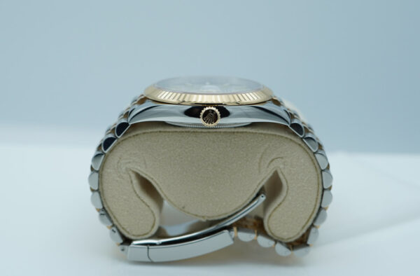 Rolex 126333 DATEJUST 41 YELLOW GOLD STEEL SILVER DIAL JUBILEE 2021 WARRANTY - Image 3