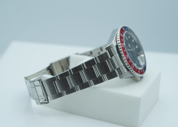 Rolex 16710 GMT MASTER 2 COKE 3186 ERROR DIAL EXTRA PEPSI INSERT FULL SET - Image 6
