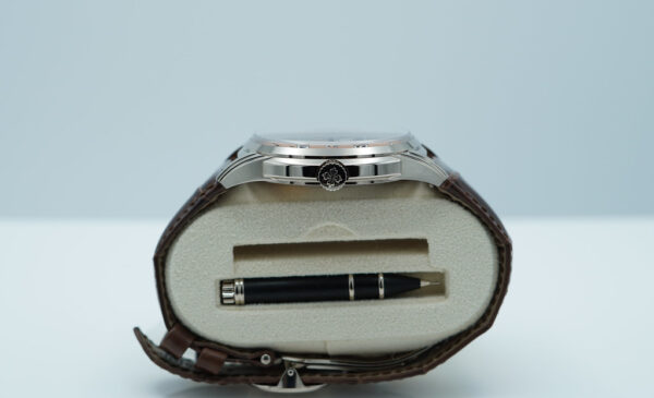 Patek PHILIPPE 5320G PERPETUAL CALENDAR WHITE GOLD SALMON DIAL 2023 FULL SET - Image 3