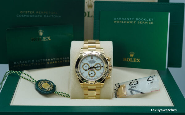 Rolex 126508 DAYTONA 18K YELLOW GOLD WHITE DIAL NEW MODEL 2024 FULL SET - Image 2