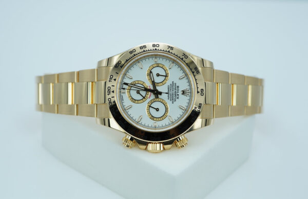 Rolex 126508 DAYTONA 18K YELLOW GOLD WHITE DIAL NEW MODEL 2024 FULL SET - Image 9
