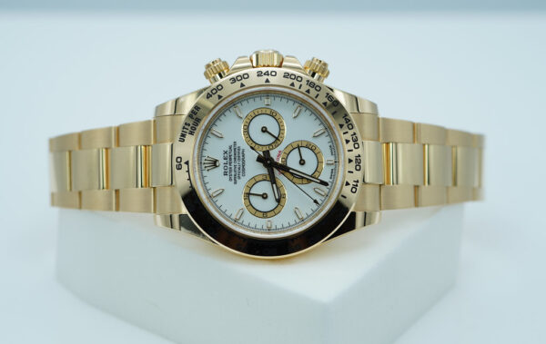 Rolex 126508 DAYTONA 18K YELLOW GOLD WHITE DIAL NEW MODEL 2024 FULL SET - Image 10