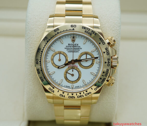 Rolex 126508 DAYTONA 18K YELLOW GOLD WHITE DIAL NEW MODEL 2024 FULL SET