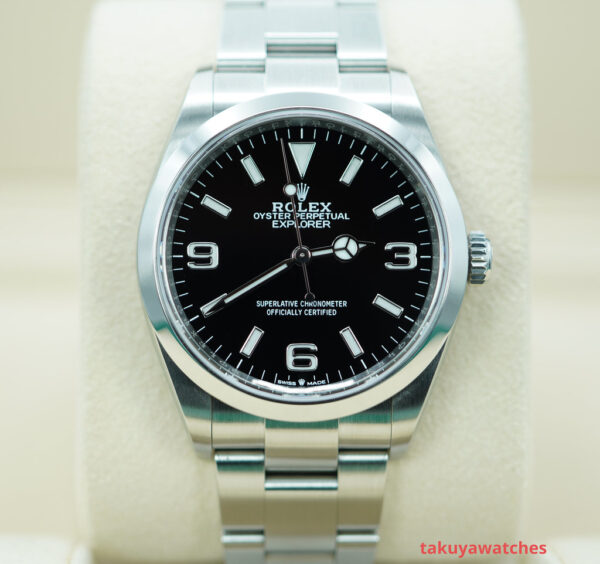 Rolex 124270 EXPLORER I FULL LUME DIAL 36MM 2021 WARRANTY COMPLETE SET
