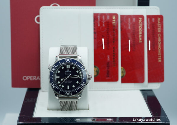 OMEGA SEAMASTER DIVER 300M 007 JAMES BOND 60th ANNIVERSARY 2023 FULL SET - Image 2