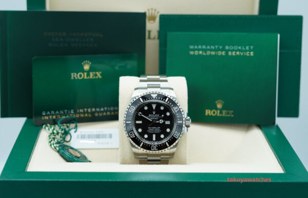 Rolex 126660 DEEPSEA SEA-DWELLER BLACK DIAL 2021 WARRANTY COMPLETE SET - Image 2