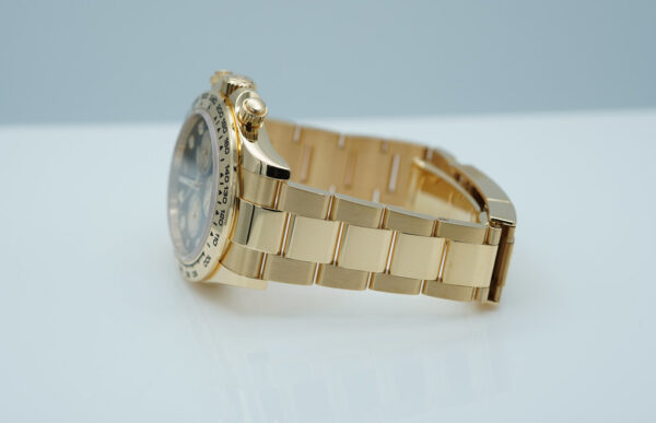 Rolex 126508 DAYTONA YELLOW GOLD BLACK GOLDEN DIAMOND DIAL 2024 MODEL FULL SET - Image 5