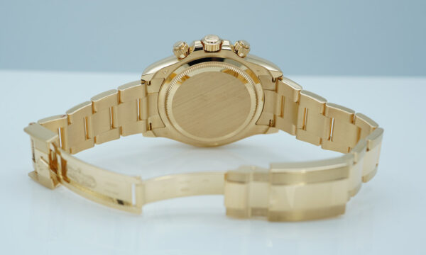 Rolex 126508 DAYTONA YELLOW GOLD BLACK GOLDEN DIAMOND DIAL 2024 MODEL FULL SET - Image 8