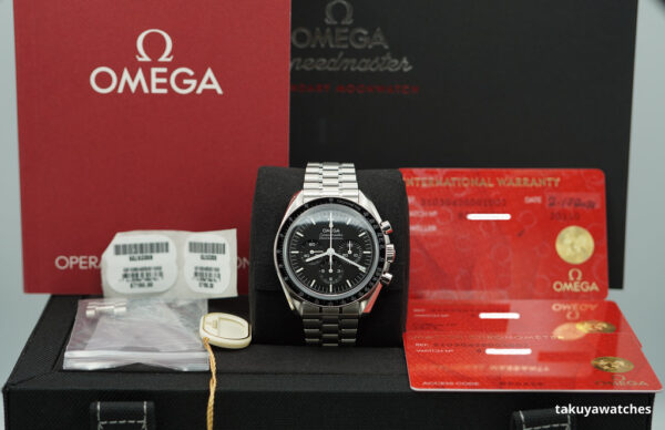 Omega SPEEDMASTER PROFESSIONAL MOONWATCH 3861 SAPPHIRE 2021 COMPLETE SET - Image 2