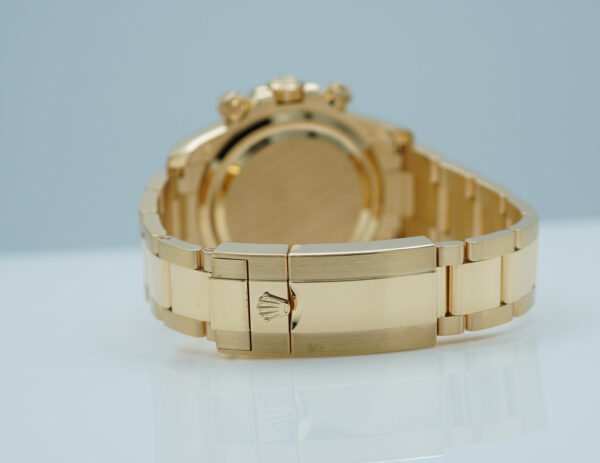 Rolex 126508 DAYTONA YELLOW GOLD BLACK GOLDEN DIAMOND DIAL 2024 MODEL FULL SET - Image 7