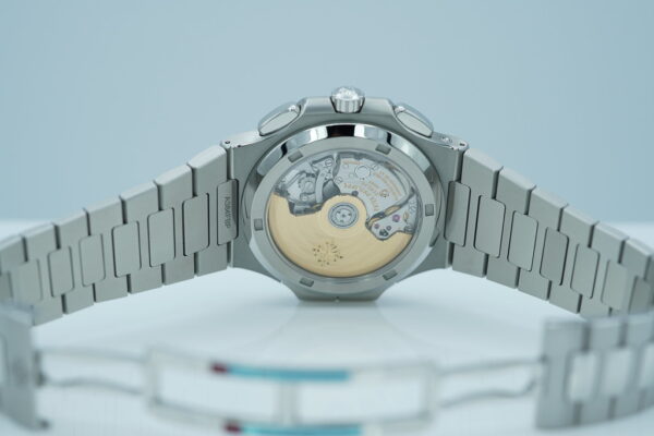 BRAND NEW Patek PHILIPPE 5990/1A NAUTILUS STEEL CHRONOGRAPH TRAVEL TIME GREY DIAL 2020 FULL SET - Image 8