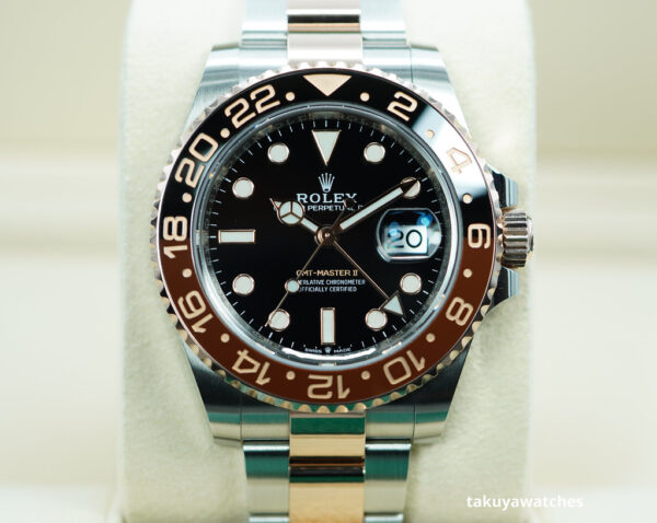 Rolex 126711CHNR GMT MASTER 2 ROSE GOLD STEEL ROOTBEER 2021 COMPLETE SET