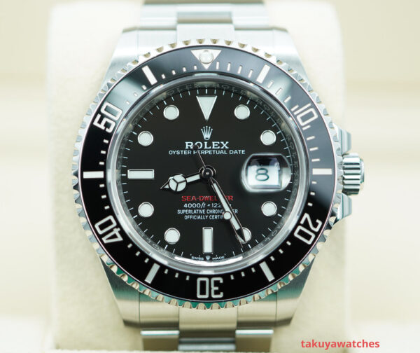 Rolex 126600 SEA-DWELLER CYCLOPS RED TEXT 2020 WARRANTY COMPLETE SET