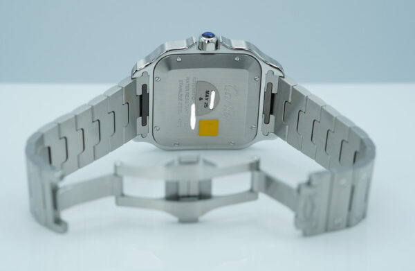 Cartier SANTOS DE CARTIER LARGE MODEL AUTOMATIC SILVER DIAL 2024 FULL SET - Image 8