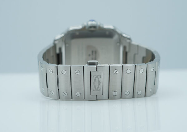 Cartier SANTOS DE CARTIER LARGE MODEL AUTOMATIC SILVER DIAL 2024 FULL SET - Image 7