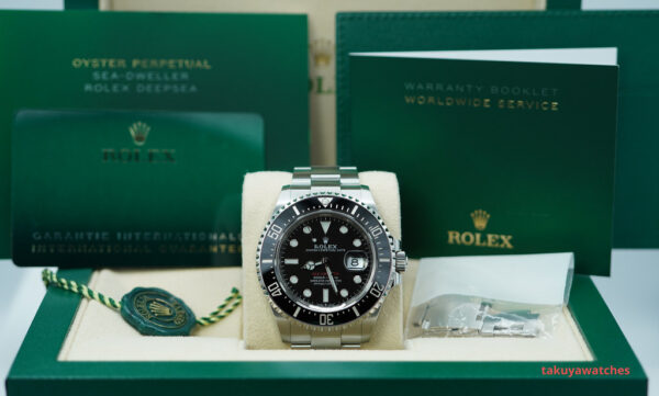 Rolex 126600 SEA-DWELLER CYCLOPS RED TEXT 2020 WARRANTY COMPLETE SET - Image 2