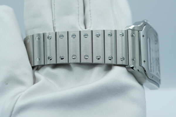 Cartier SANTOS DE CARTIER LARGE MODEL AUTOMATIC SILVER DIAL 2024 FULL SET - Image 5