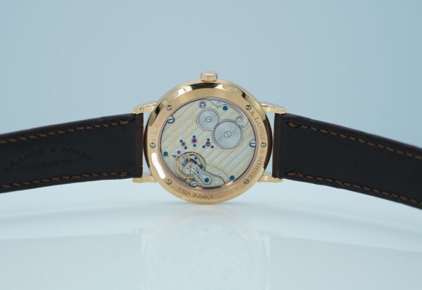 A. Lange & Sohne 201.033 SAXONIA THIN 18K ROSE GOLD SILVER DIAL 2021 FULL SET - Image 8