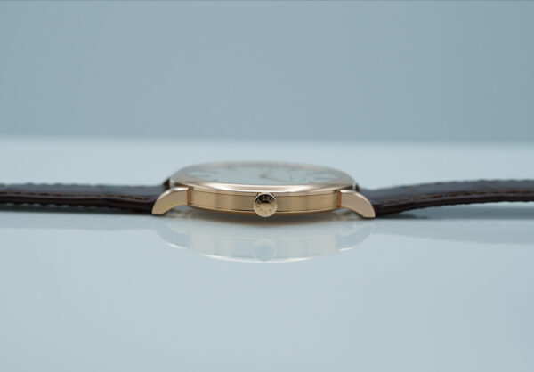 A. Lange & Sohne 201.033 SAXONIA THIN 18K ROSE GOLD SILVER DIAL 2021 FULL SET - Image 3