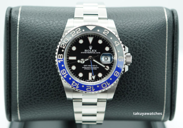 Rolex 116710BLNR GMT MASTER 2 BLACK BLUE CERAMIC BEZEL BATMAN 2019 FULL SET