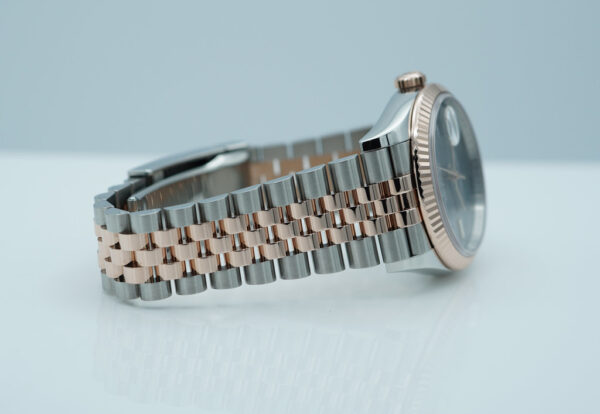 Rolex 126231 DATEJUST 36 ROSE GOLD STEEL WIMBLEDON DIAL JUBILEE 2023 FULL SET - Image 5