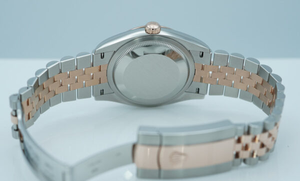 Rolex 126231 DATEJUST 36 ROSE GOLD STEEL WIMBLEDON DIAL JUBILEE 2023 FULL SET - Image 8