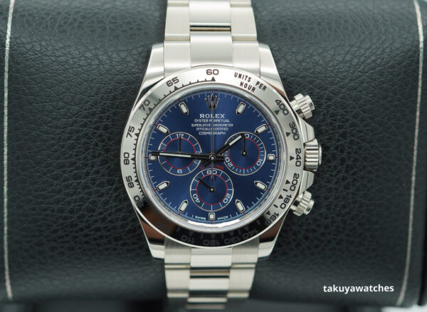 Rolex 116509 COSMOGRAPH DAYTONA WHITE GOLD BLUE DIAL 2022 WARRANTY FULL SET