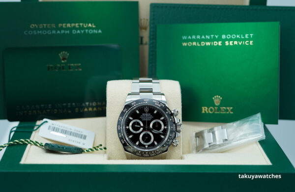 Rolex 116500LN COSMOGRAPH DAYTONA STEEL CERAMIC BEZEL BLACK DIAL 2023 FULL SET - Image 2
