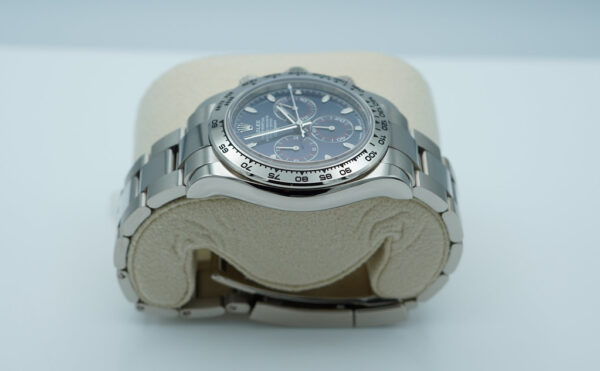 Rolex 116509 COSMOGRAPH DAYTONA WHITE GOLD BLUE DIAL 2022 WARRANTY FULL SET - Image 4
