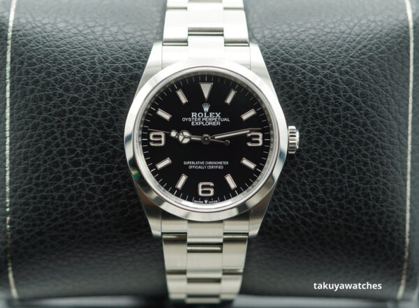 Rolex 124270 EXPLORER I FULL LUME DIAL 36MM 2022 WARRANTY COMPLETE SET