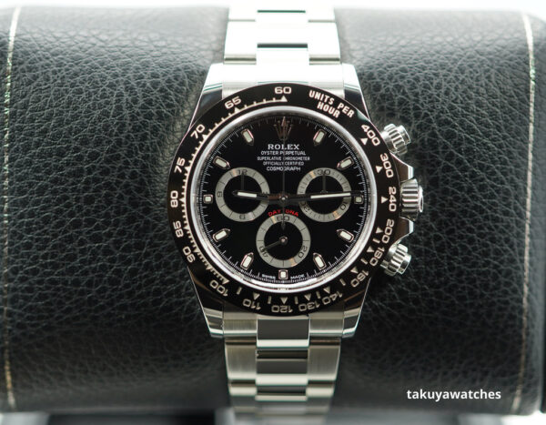 Rolex 116500LN COSMOGRAPH DAYTONA STEEL CERAMIC BEZEL BLACK DIAL 2023 FULL SET